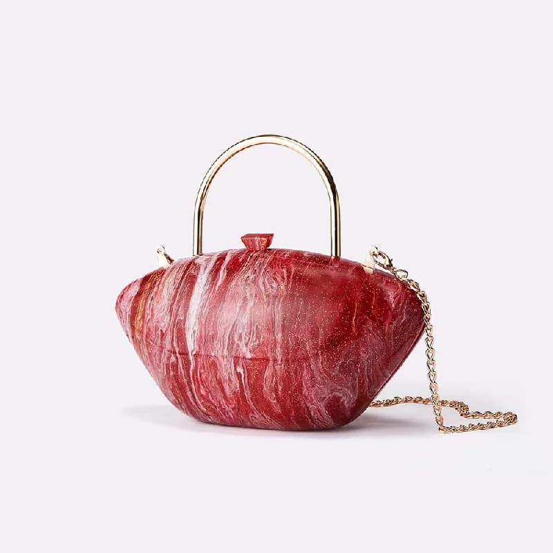 Borsa da sera a tracolla da sposa Banchetto con catena a tracolla in acrilico Nuove pochette da donna Borse da donna Borse di lusso Party Mark