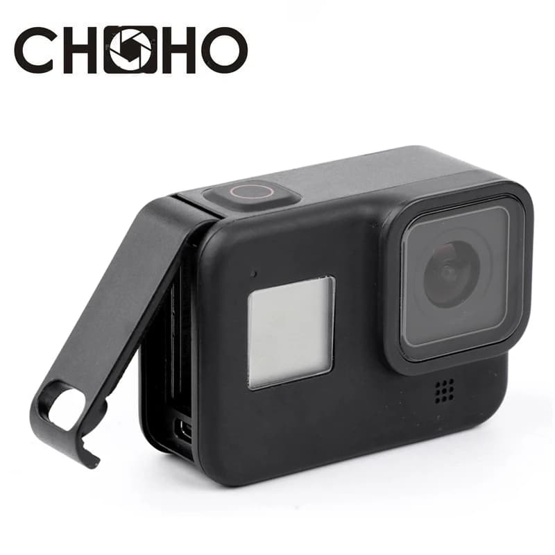Coperchio laterale batteria per GoPro Hero 8 Custodia antipolvere per porta batteria Coperchio carica per Go Pro Hero8 Accessori per fotocamera nera