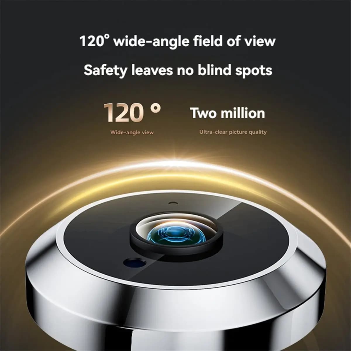N05R Tuya Wifi 2MP Doorbell Peephole Eye Viewer PIR Motion Detection Doorbell Door Camera with 4.3 Inch Screen