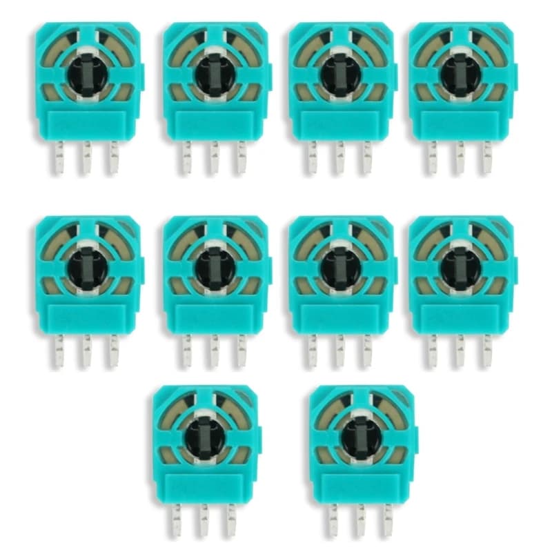 10pcs Joystick potenziometri Kit di riparazione del sensore per PS5 PS4 Pro XBOX ONE controller 3D Thumbstick Axis resistori parte di riparazione