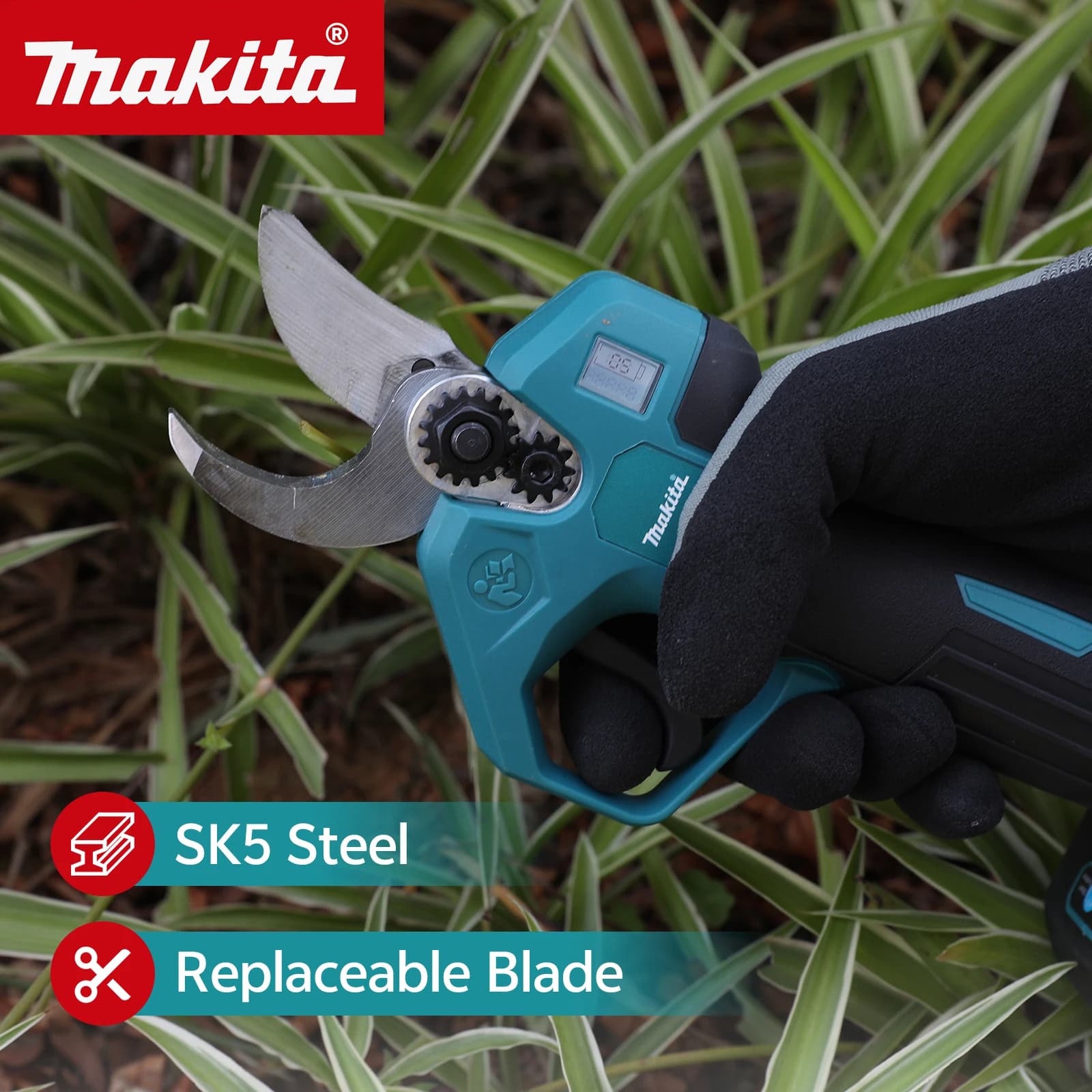 Makita 18V MPP569 Brushless Cordless Pruning Shears:Perfect Tool for Easy and Accurate Fruit Tree&Branch Trimming in Gardens