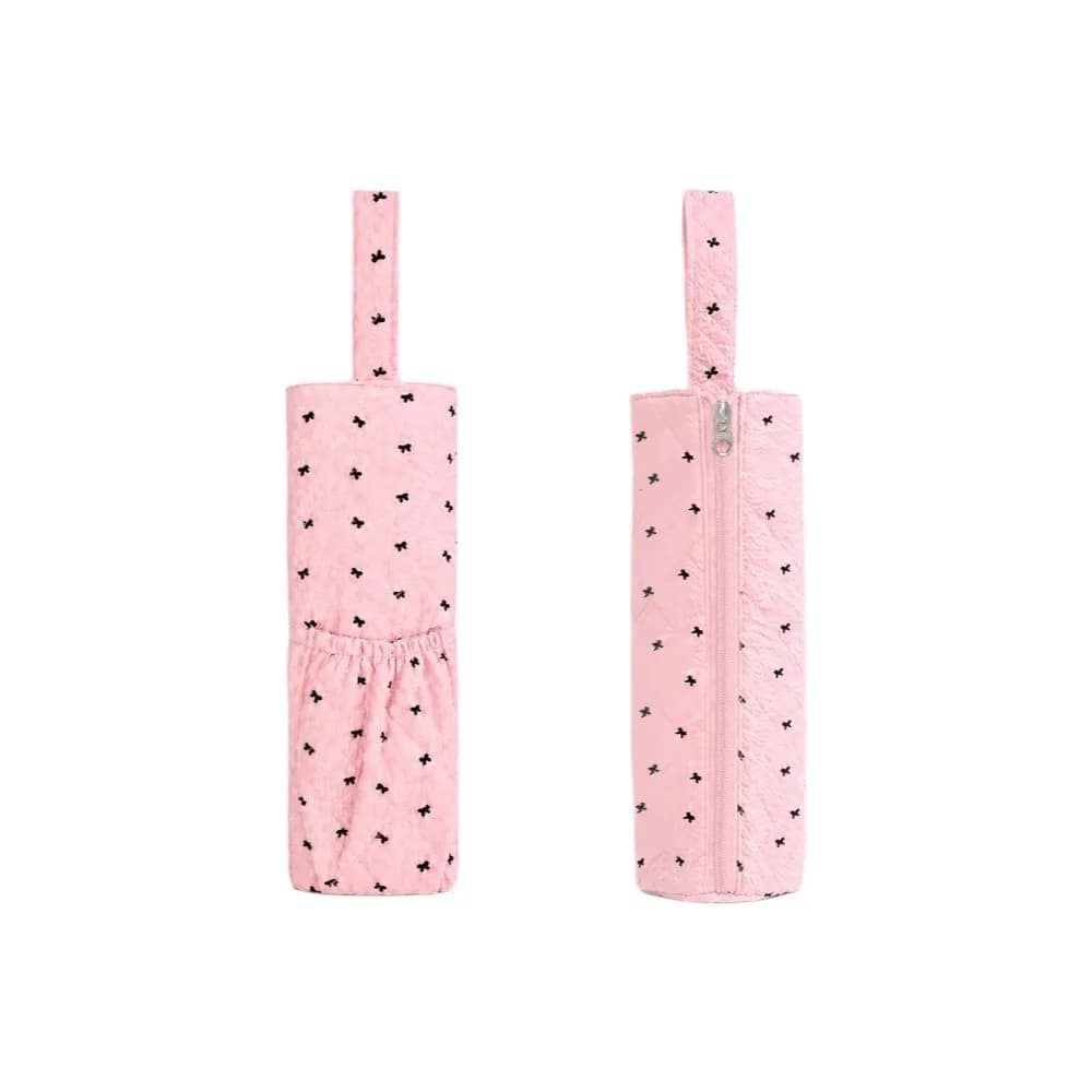 High Temperature Resistant Curling Iron Storage Bag Heat-insulating Dustproof Electric Coil Clamp Protective Cover Bow
