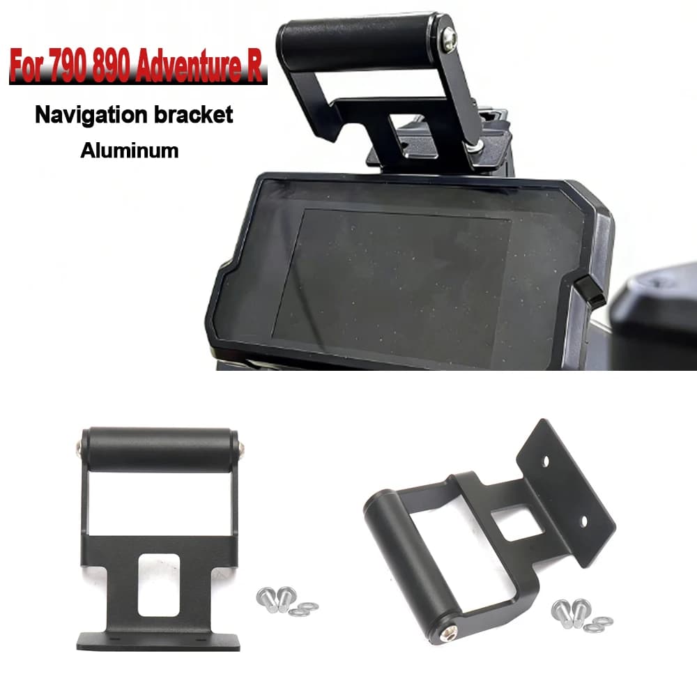 Nuovo Supporto GPS per Moto da Parabrezza per Navigazione, Compatibile con 790 890 Adventure ADV R 2024 2025