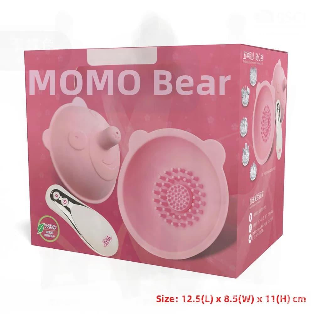 Momo Bear Electric Breast Massage Female Adult Toy Stuck Nipple Stimulation Clip for Kneading orgasm booster for sexy games