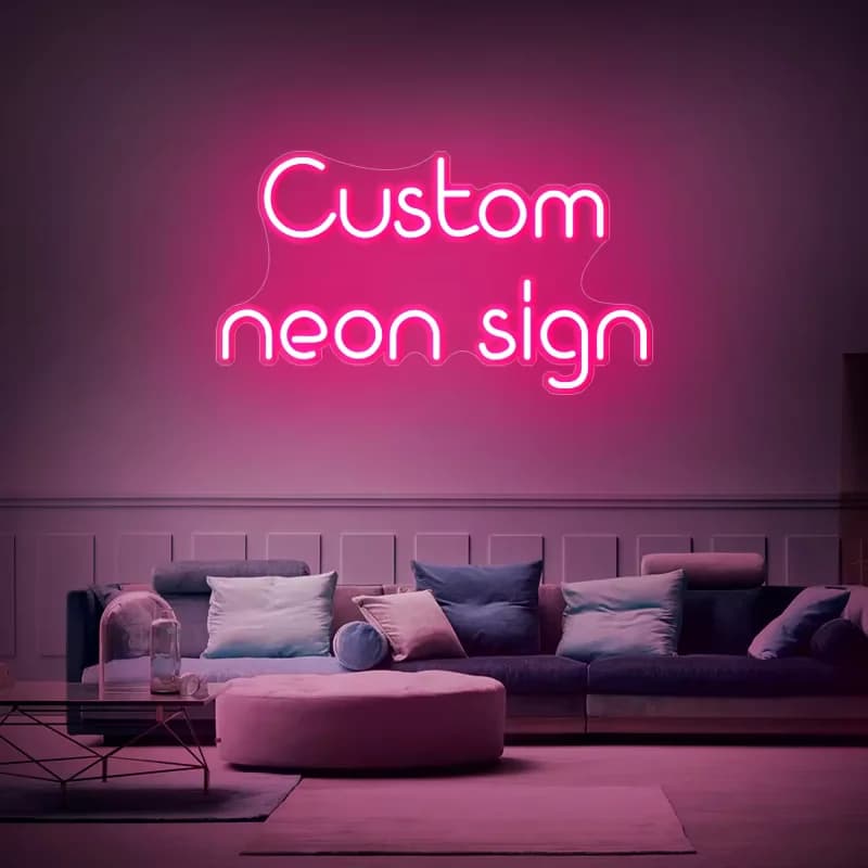 Custom Neon LED Teeth Personal DIY Big Handmade Neon Lights Neon Night Company name LOGO Salon Outdoor Dropshipping Waterproof
