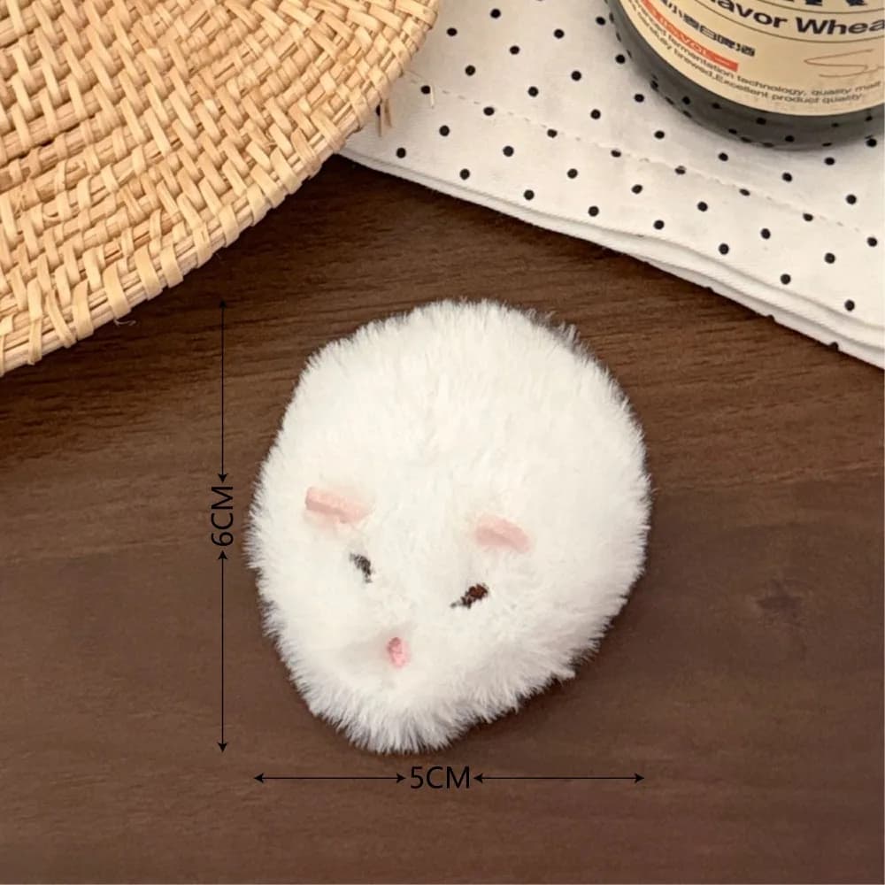 Cute Material Hamster Hair Clip Duckbill Clip Design Cute Hair Clip Kawaii Shattered Hair Clip Sweet Hair Accessories