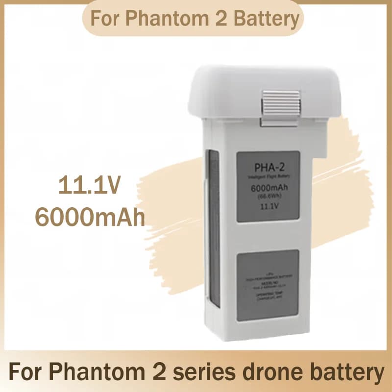 For Phantom 2 Battery High Capacity 6000mAh 11.1V Li-po Battery For Phantom 2+ Phantom 2 Vision+ Series Drone Battery Accessorie