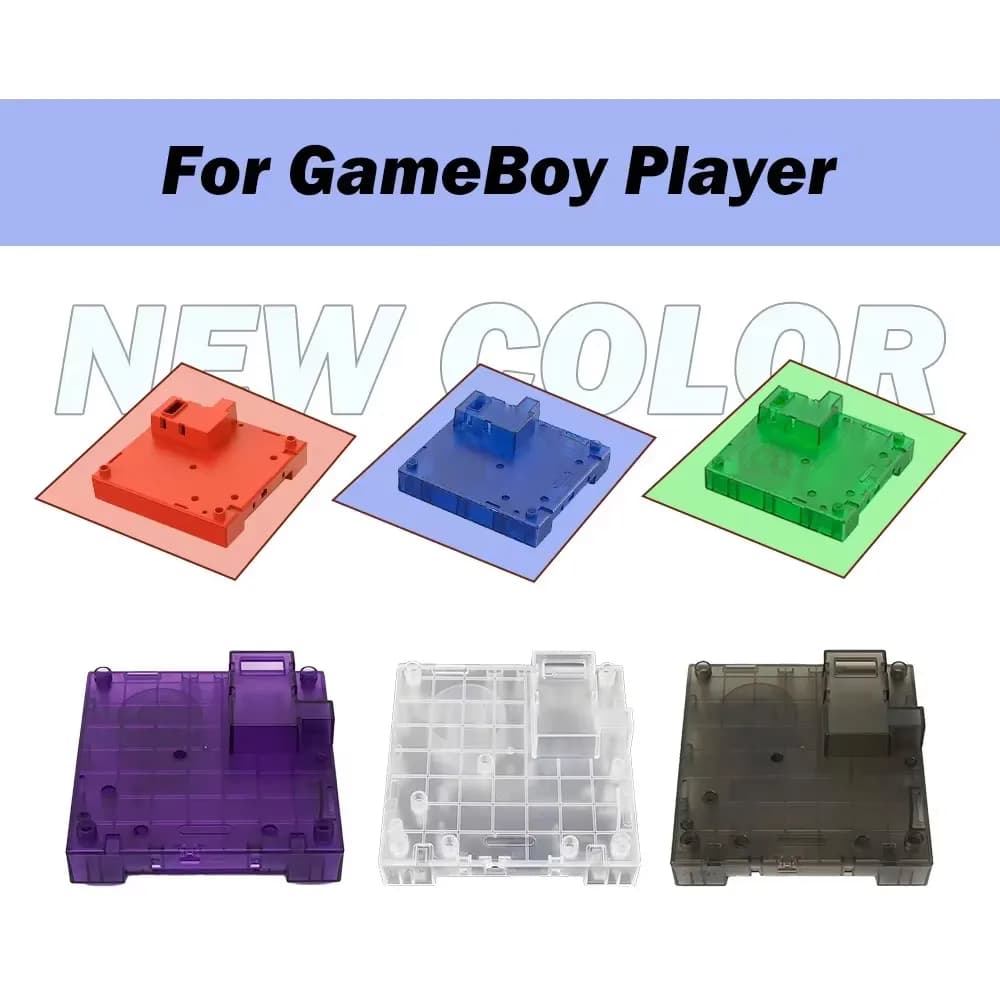 Custodia di ricambio Bitfunx per Gameboy Player Gamecube Shell custodia da gioco GBA per parti della Console Nintendo Gamecube