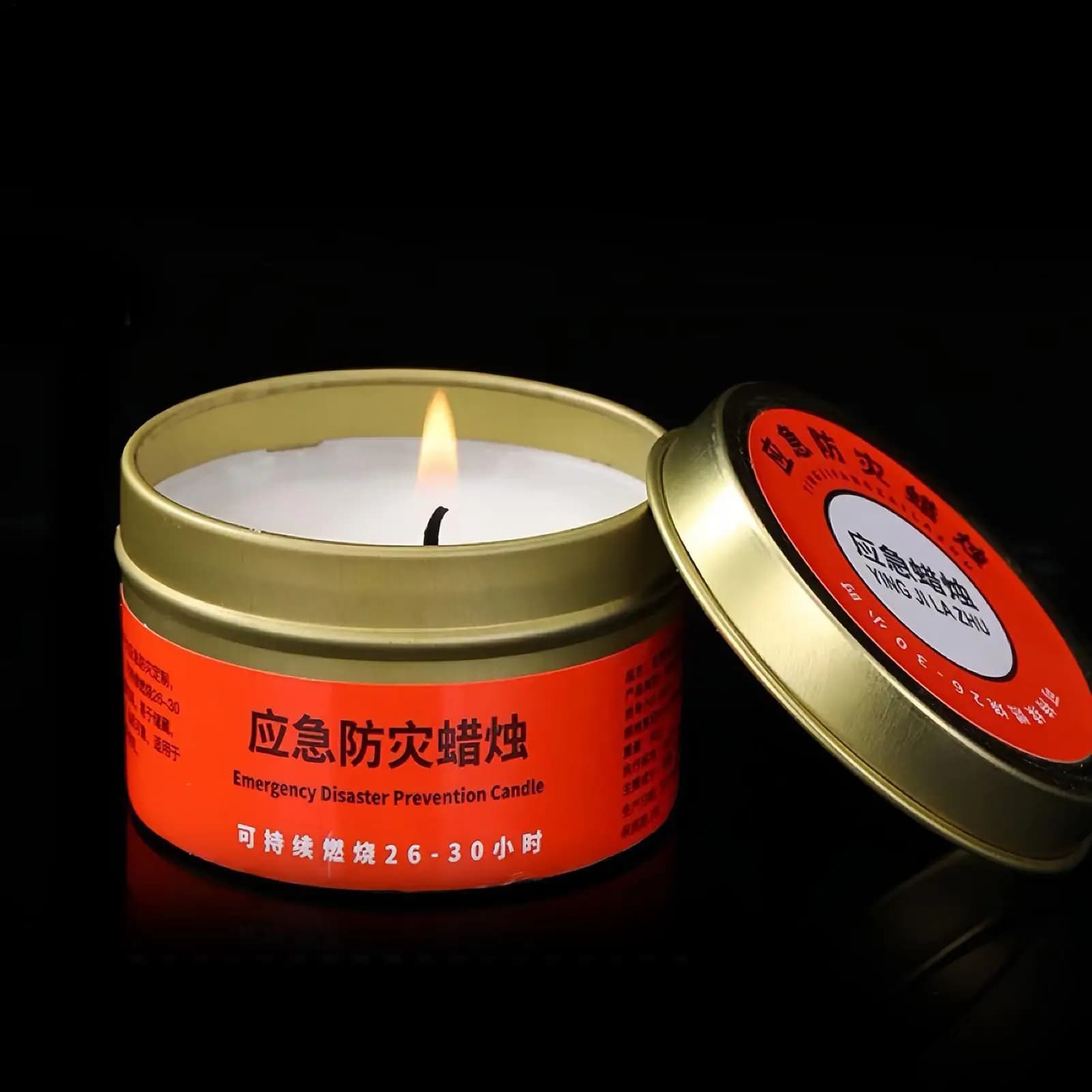 2Pcs Emergency Candles Household Power Outages Windproof Disaster Prevention Emergency Supplies No Electricity Lighting Candles