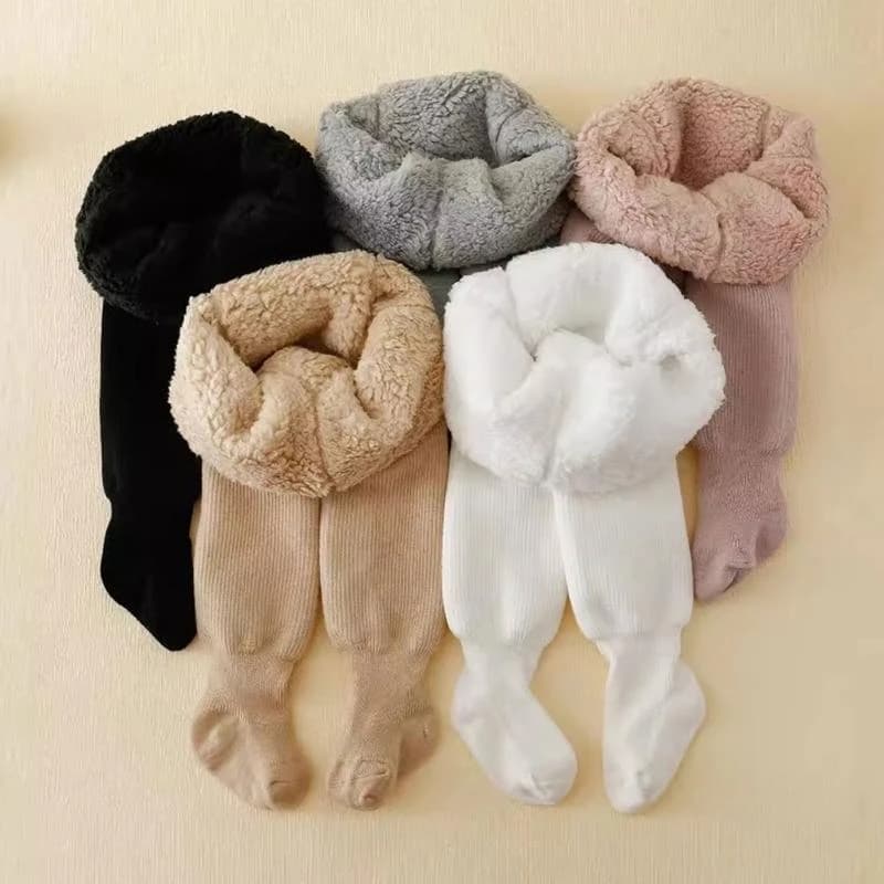 Cozy folds covered in fleece lined leggings for babies winter essential for warm children