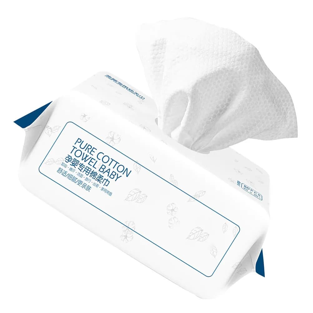 80 Pezzi Salviette Detergenti Viso Bianche Monouso Morbide Portatili da Viaggio Struccanti per Pulizia della Pelle