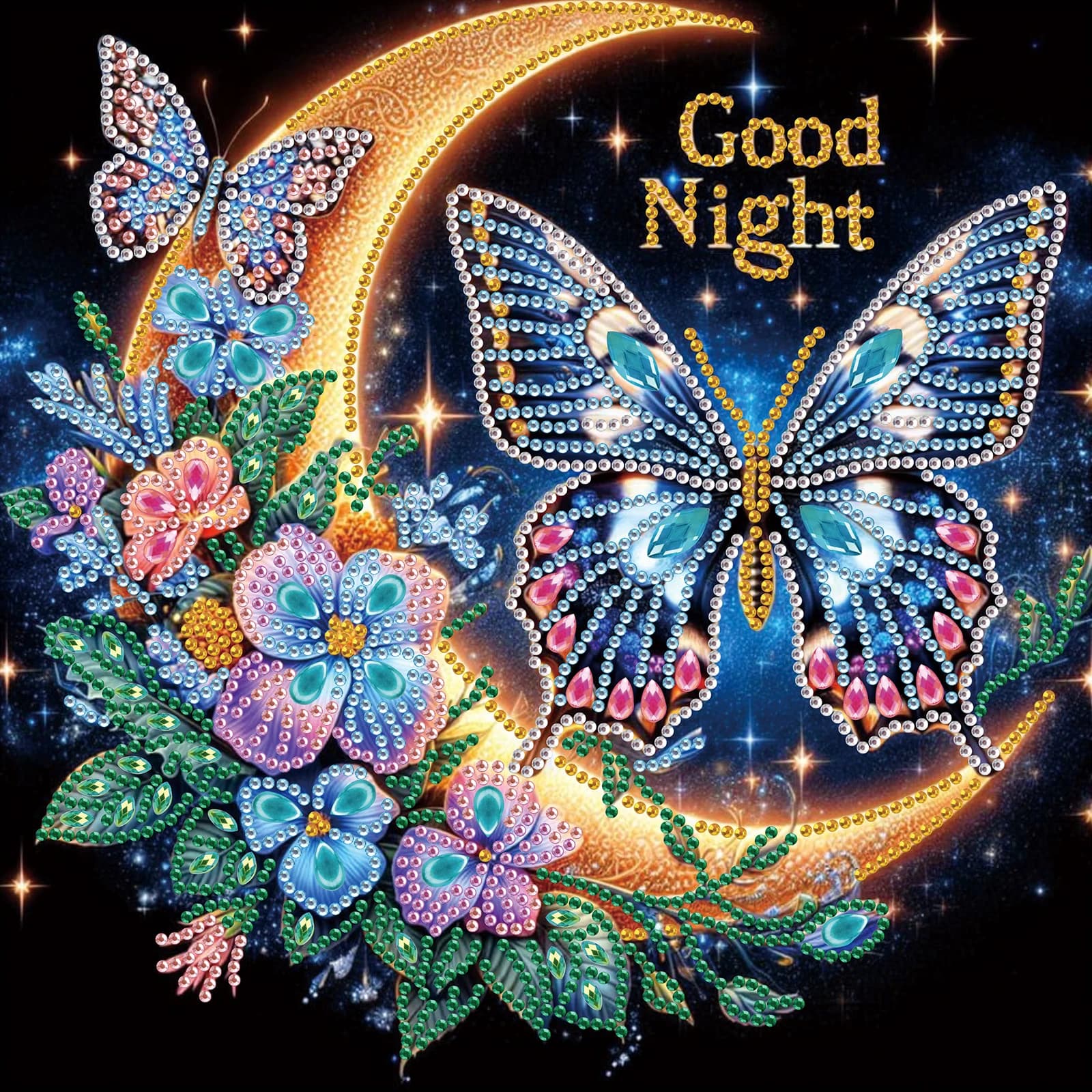 Butterfly Special Shape Diamond Art Painting Kit forAdult Beginner,Crystal Diamond SpecialShape Kit forHome Wall Decoration Gift