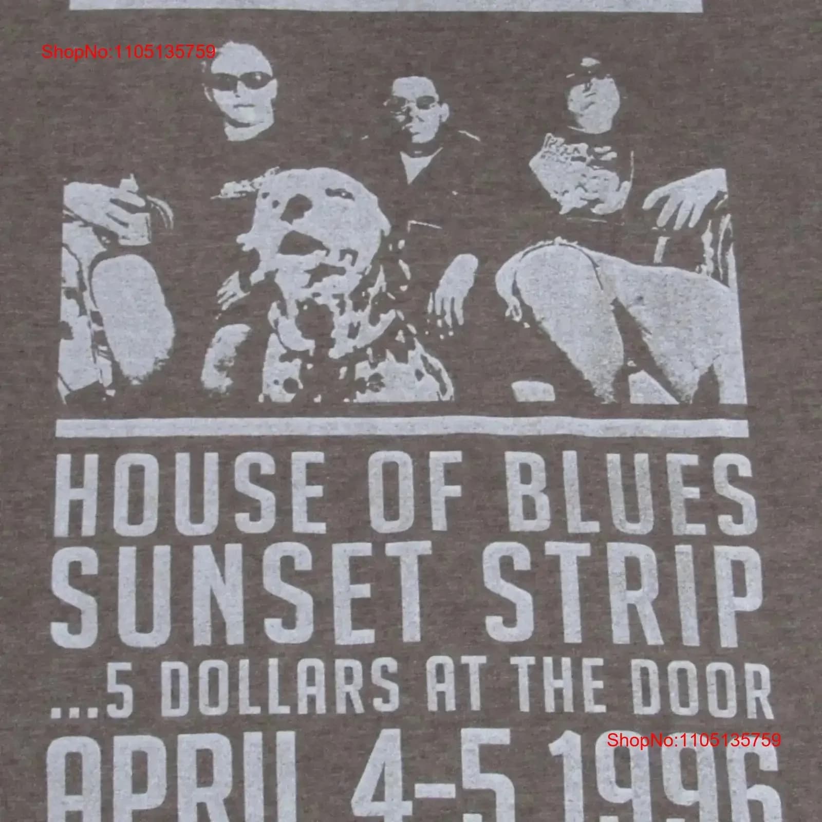 Maglietta vintage ispirata al sublime House of Blues Retro Ska Rock S 4XL vintage lavata homme Casual Elegante Grafica confortevole