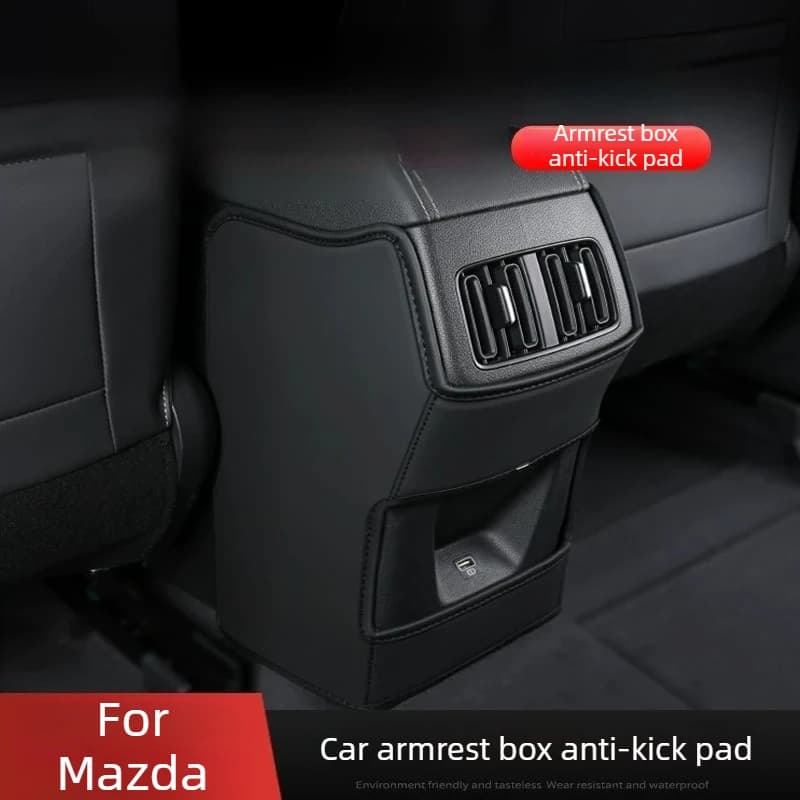 Per Mazda CX5/CX30 2017-2024, Tappetino Anti-Graffio per Bracciolo, Protezione per Bocchette di Ventilazione Posteriori, Accessori Decorativi per Interni Auto