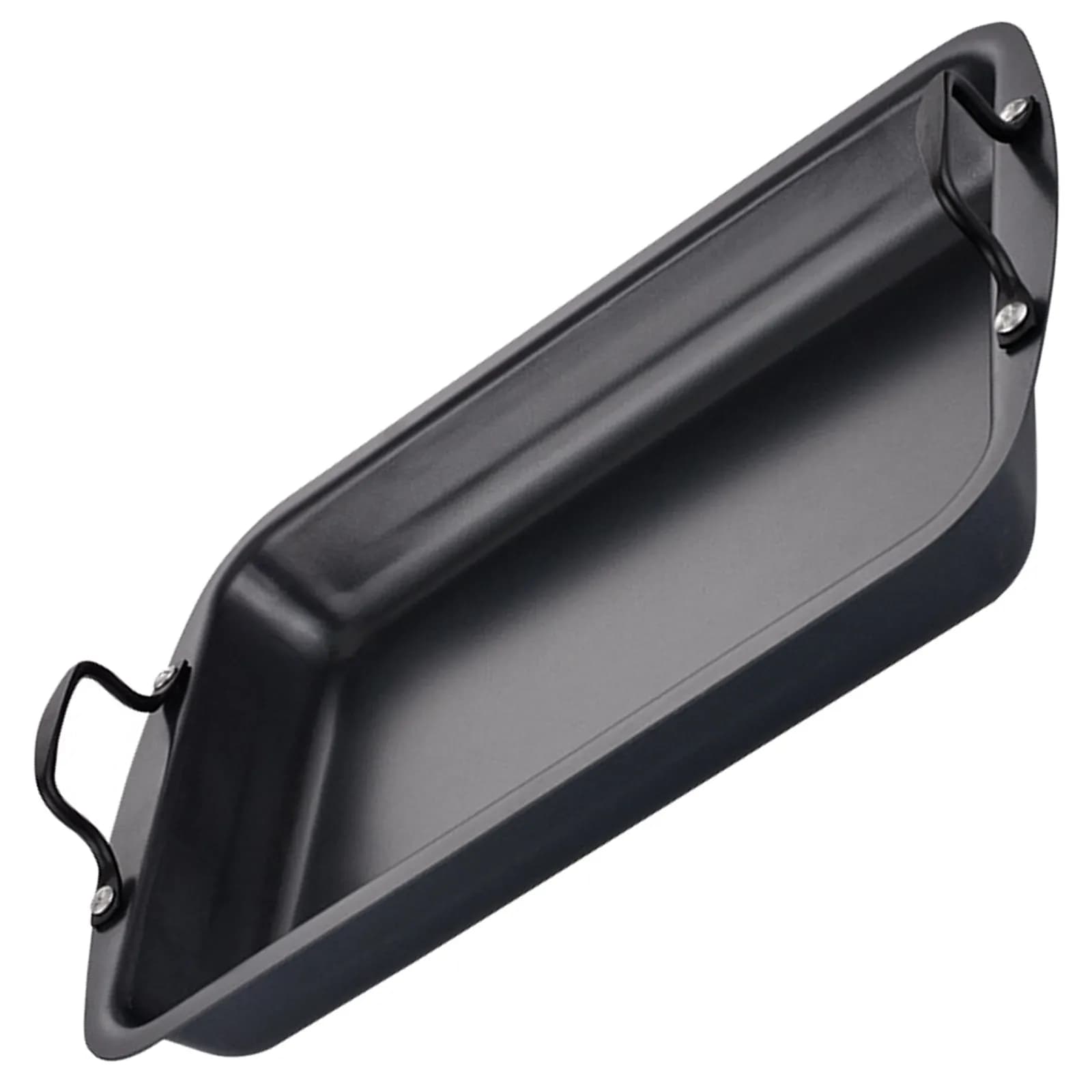 Stainless Steel Rectangular Grill Tray Flat Non Stick Griddle Pan for Bbq Roasting Frying Lasagna Casserole Serving