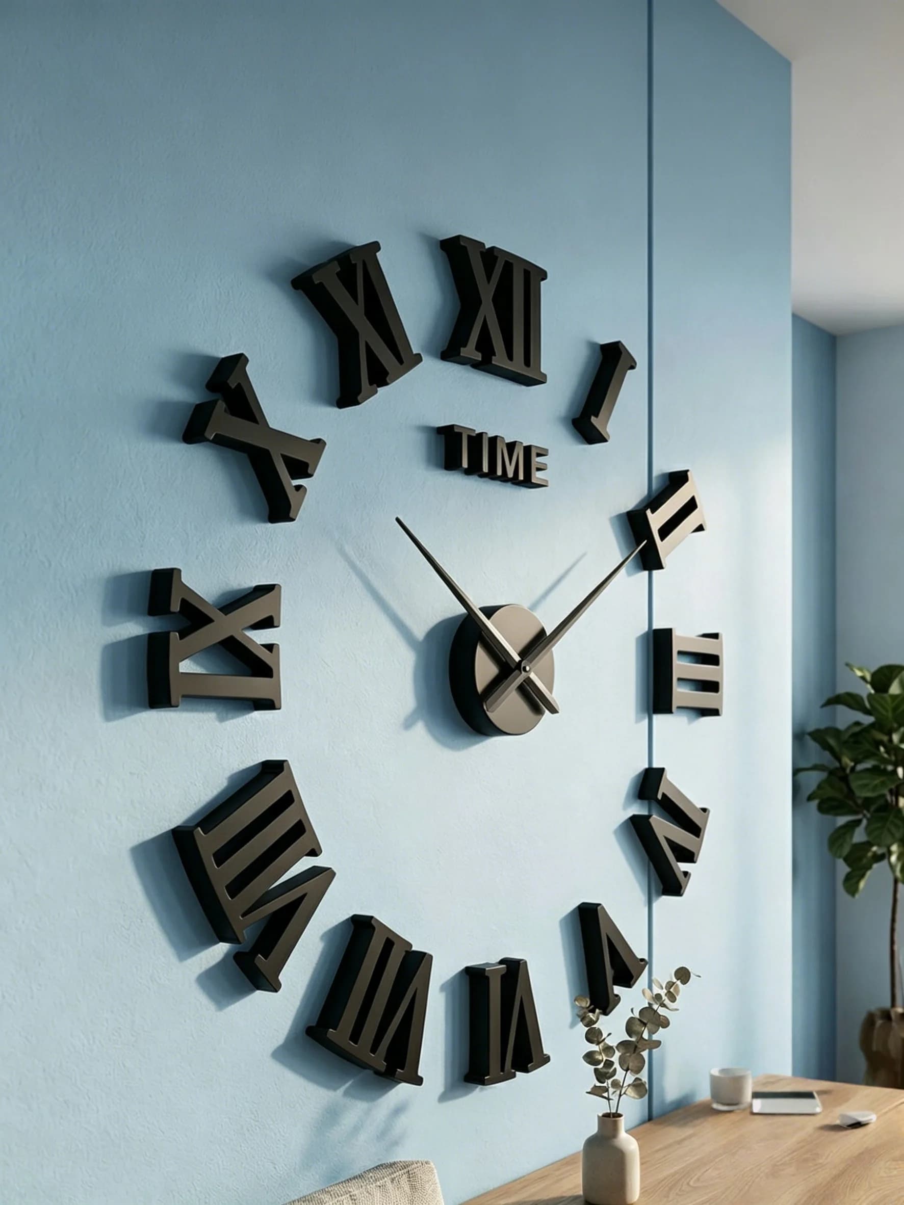 2023 Design Modern Large 3D Wall Clock Quartz DIY Watches Fashion Stickers Mirror Acrylic Living Room Decorations For Home Horloge