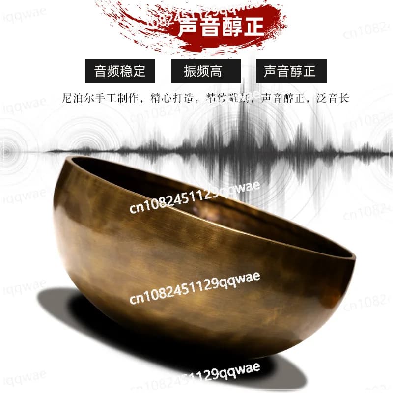 Nepal Handmade Singing Bowl Buddha Sound Bowls Brass Chime Large Tibetan Bowl Set Yoga Meditation Sound Ornaments Gifts