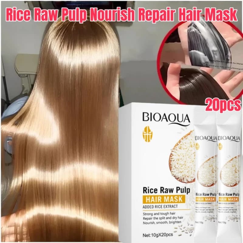 Keratin Collagen Repair Hair Mask Deep Conditioning Damaged Dry Frizzy Intense Hair Soften Smoothing Shine Moisturize Hair Care