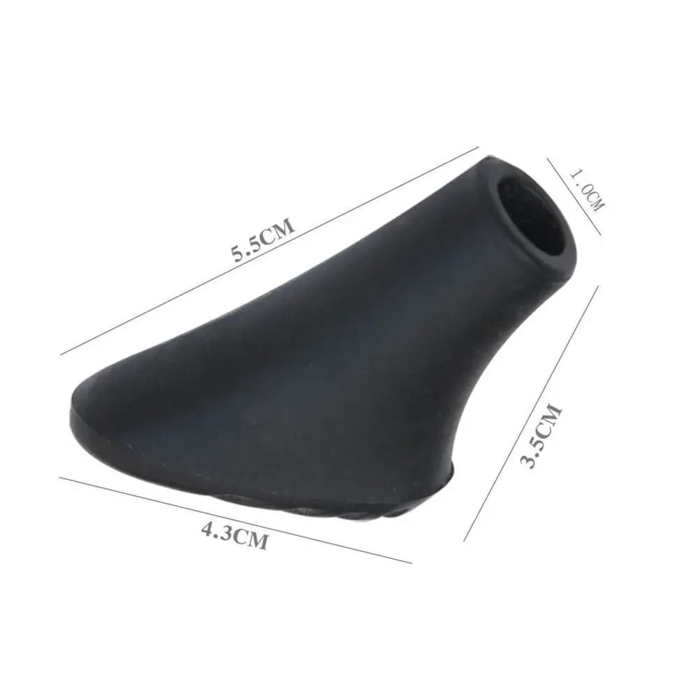 Set of 6 Reinforced Rubber Spare Parts for Trekking Sticks, Anti- impact protections and Anti-slip