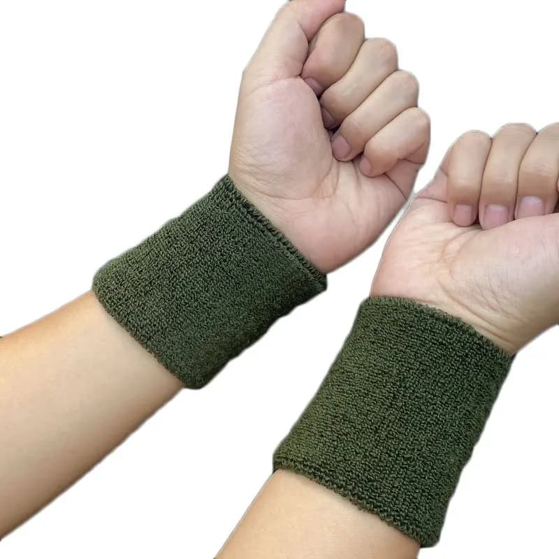 2 pezzi polsini tennis,asciugamano braccialetti da basket Tennis palestra sport braccialetti fasce per il sudore pallavolo polsino avvolgente per uomo donna fasce per il sudore