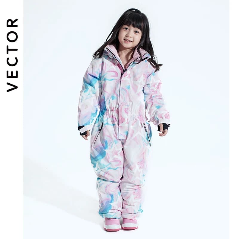 -30 gradi tuta da sci per bambini 2020 giacca da snowboard invernale ragazzi e ragazze tute da neve all'aperto giacca da sci per bambini impermeabile calda