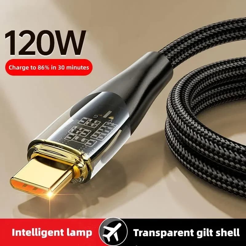 Cavo dati USB a Type C da 120W per altoparlanti da auto, cavo di ricarica Micro USB da 0,3 m, cavo per altoparlanti da auto da 1 m/2 m per iPhone Samsung Huawei