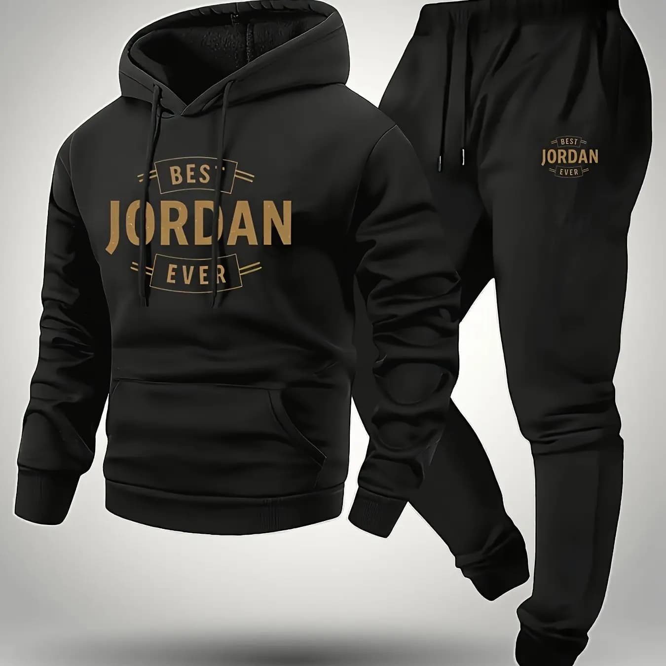 New Men's Hooded Sweatshirt, Casual Sports and Fitness Men's Top