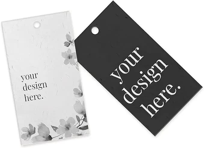 Etichetta di carta per abbigliamento personalizzata etichetta di carta per indumenti stampa di etichette con Logo etichette stampate etichetta di imballaggio per etichette per capelli