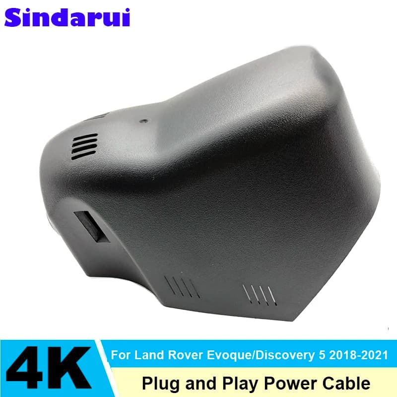 4K HD Plug and Play DVR for Wifi Dashcam for Land Rover Discovery 5/Range Rover 2.0T Evoque Convertible, F-TYPE 2018 2020
