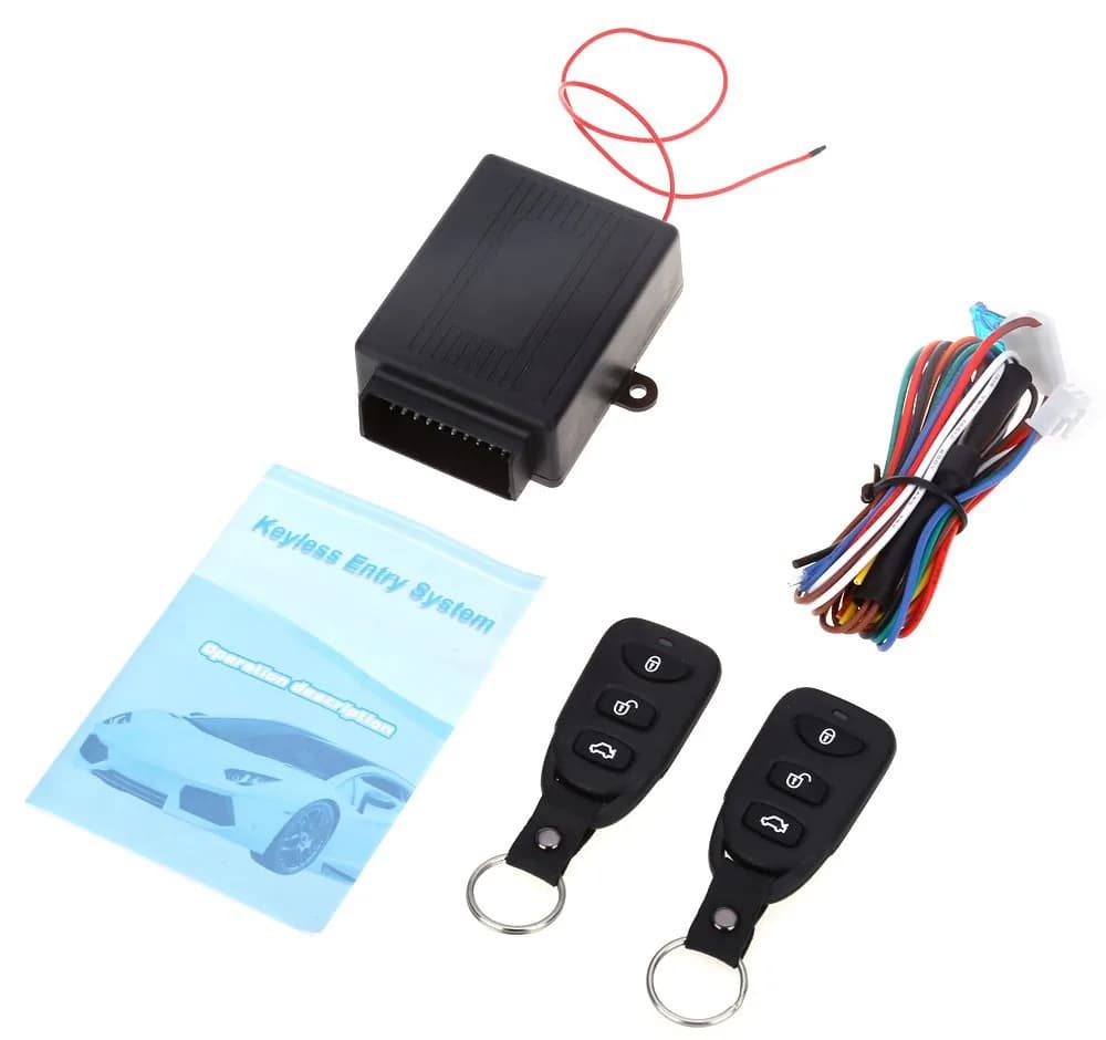 Sistema di accesso senza chiave con serratura centrale remota per auto centralizzata a distanza automatica Sistema di allarme per auto con telecomando Kit di chiusura centralizzata