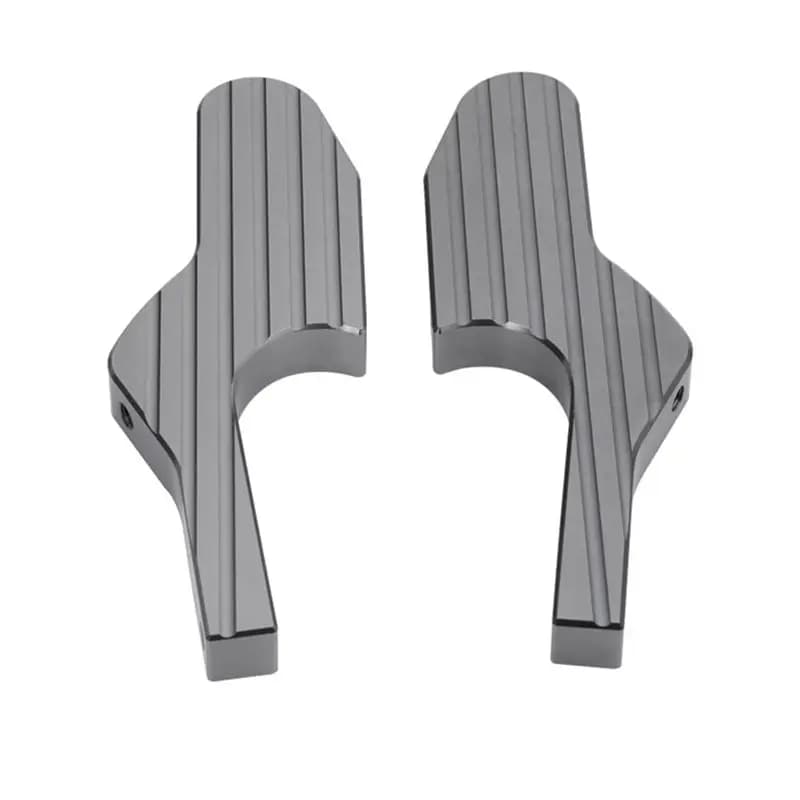 AC76-For Piaggio VESPA GTS300 GTV 200 250 300IE Extended Rear Passenger Footrest Rearward For Motorcycle Titanium Color