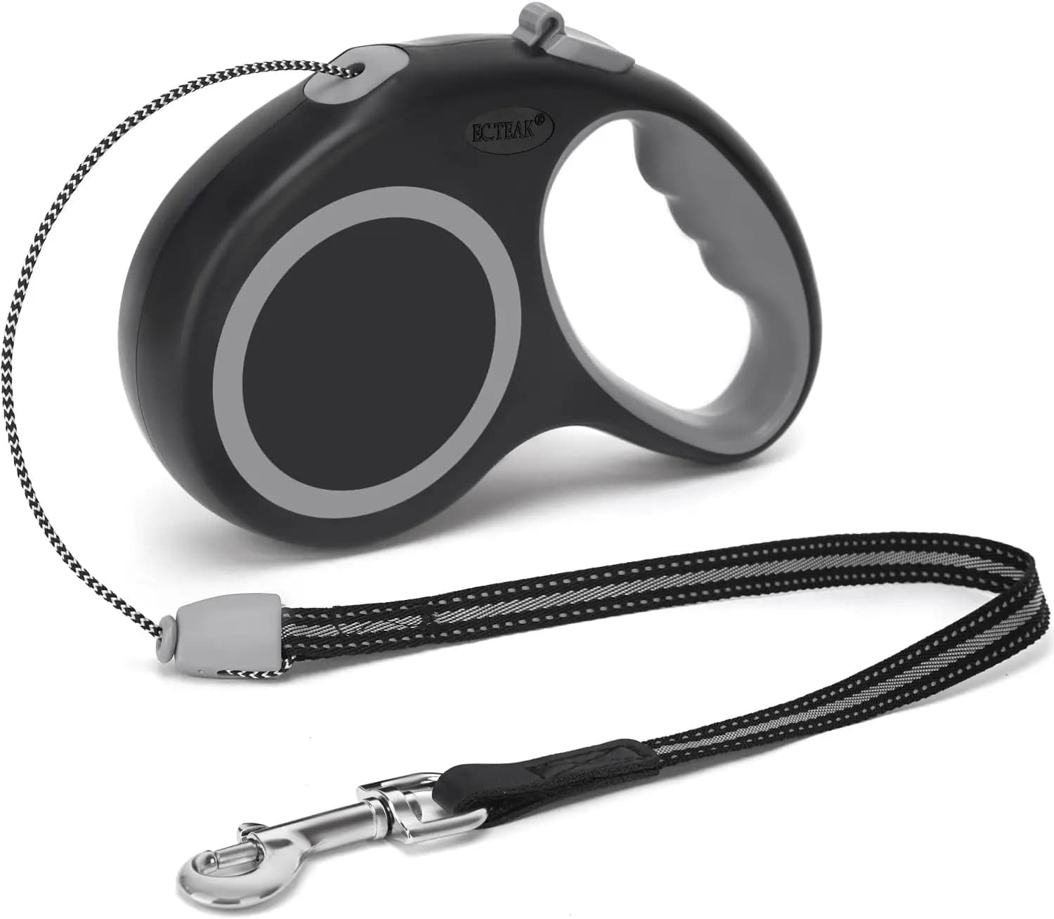 Guinzaglio retrattile per cani da 20 piedi, nylon resistente, freno a una mano, per cani di taglia piccola/media fino a 20 kg