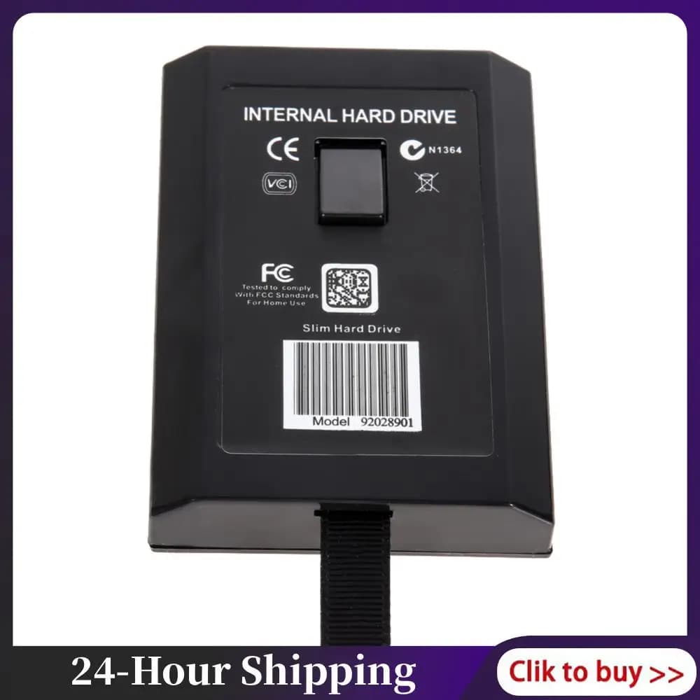 Custodia per disco rigido in plastica per 20 GB 60 GB 120 GB 250 GB Custodia per HDD portatile Shell Accessori per giochi Sostituzione per XBOX 360 Slim