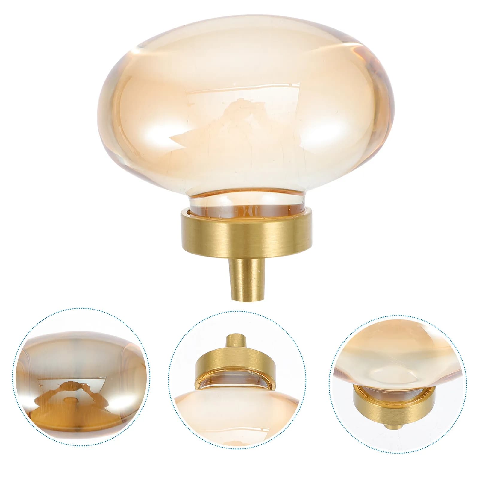 Crystal Door Handle for Cabinet Wardrobe Drawer Cupboard Shoe Cabinet Bedside Table Bookcase Desk Modern Single Hole Pulls