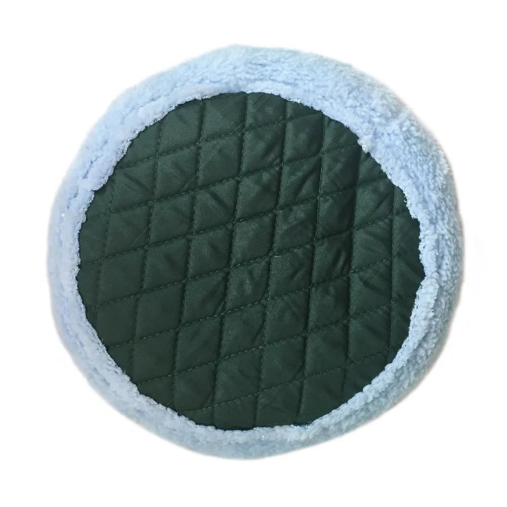 Tappetino per Criceti Blu L, Tappetino Caldo Rotondo Ergonomico Comodo per Piccoli Animali Domestici, Criceti, Ricci, Scoiattoli, Topi, Ratti