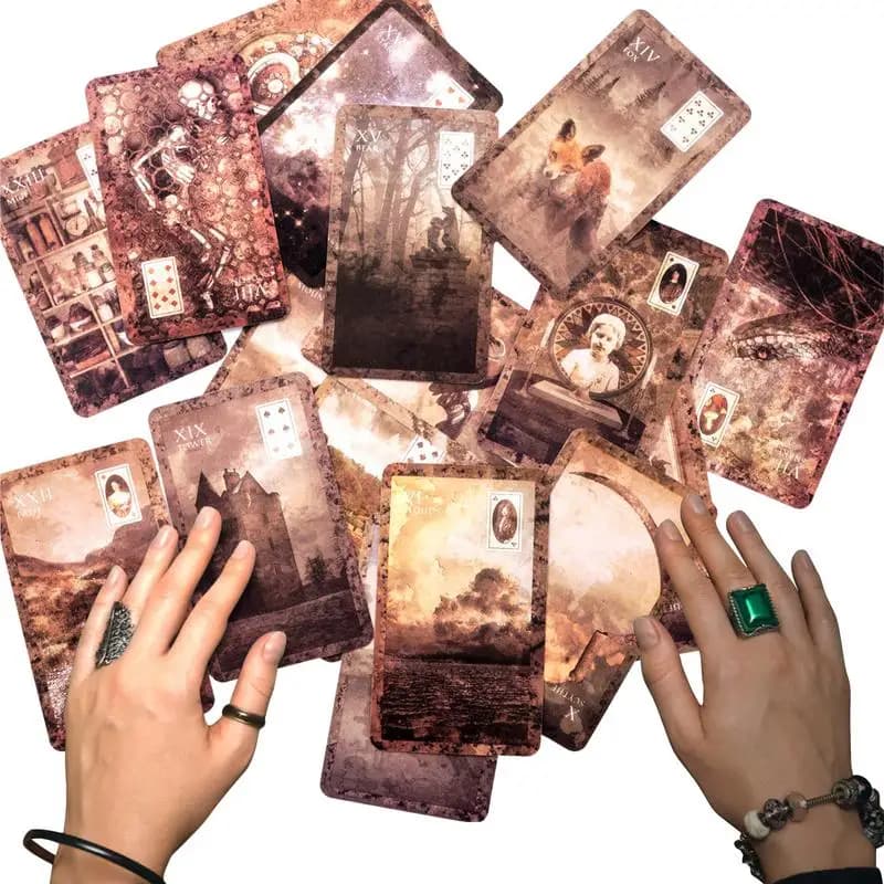 The Legend Of The Wizard Laird Lenormand Tarot Cards Deck Board Game Card Leisure Game gioco da tavolo Gift Fortune-telling Oracle