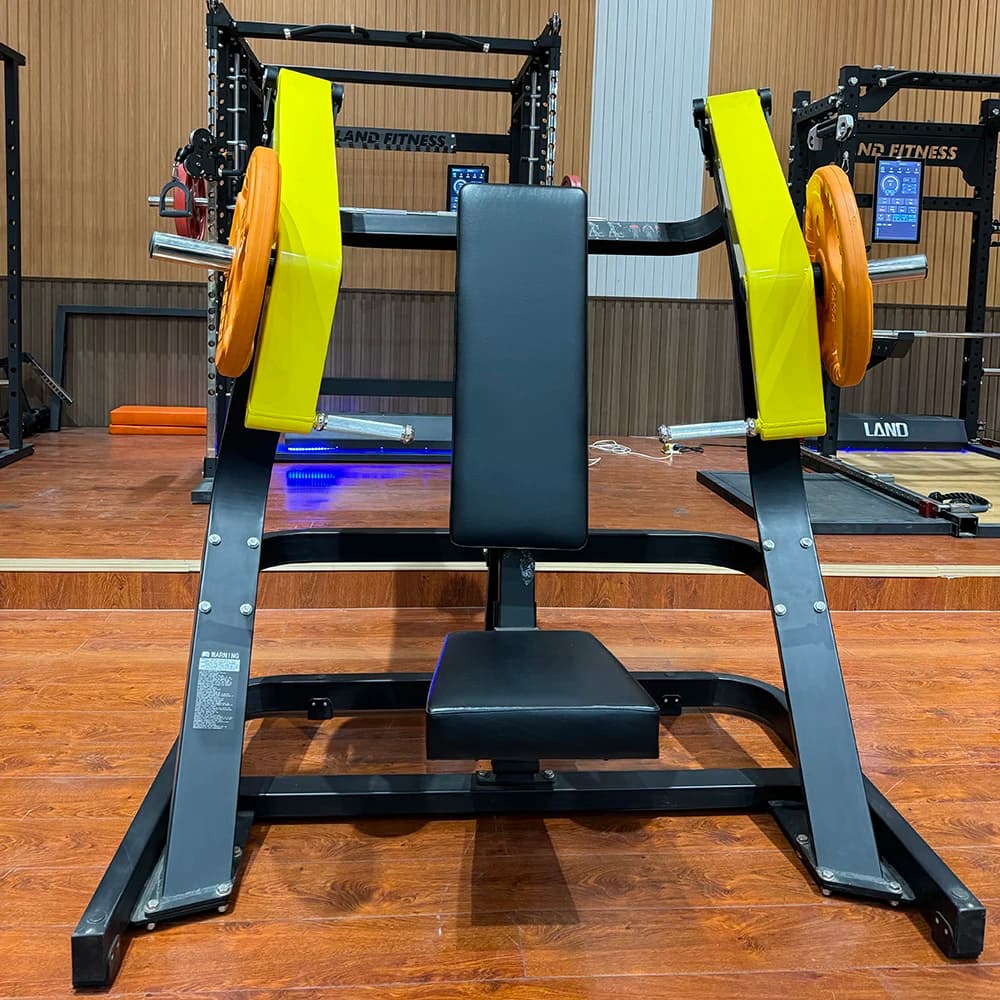 Commercial fitness equipment loaded with plate, gym weight, inclined chest press LD-6015