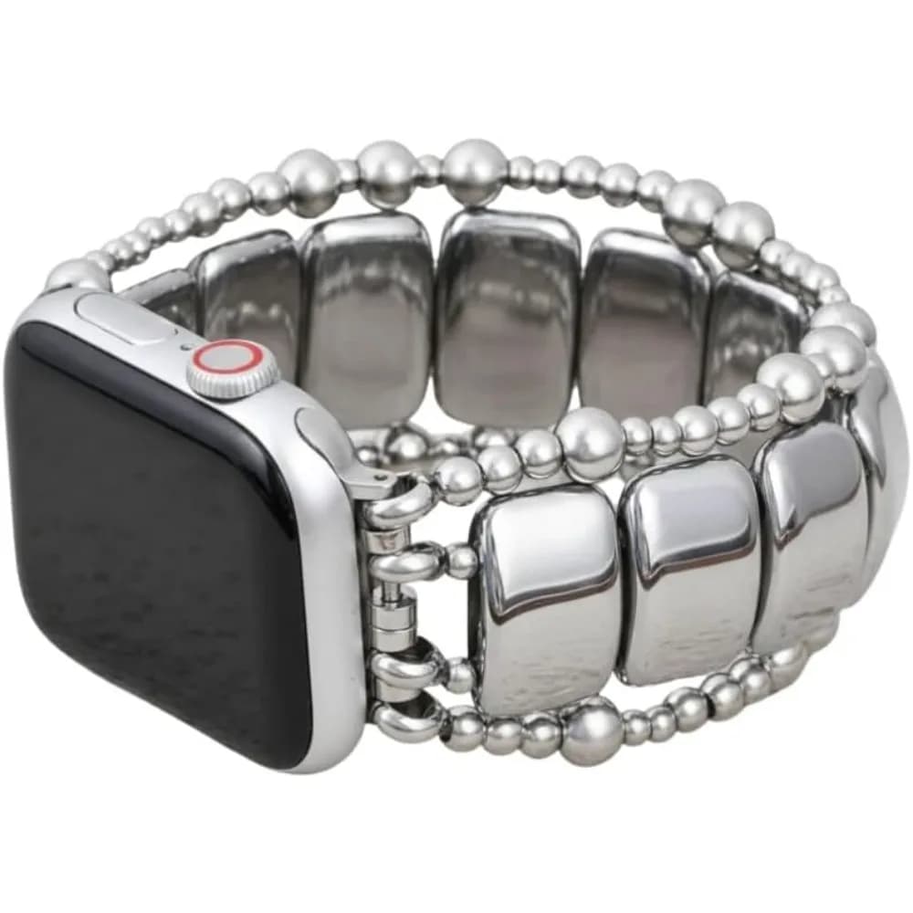 Cinturino per Orologio Fatto a Mano con Pietre Preziose per Donne, Adatto a 38 40 41 42 44 45 mm Tutte le Serie