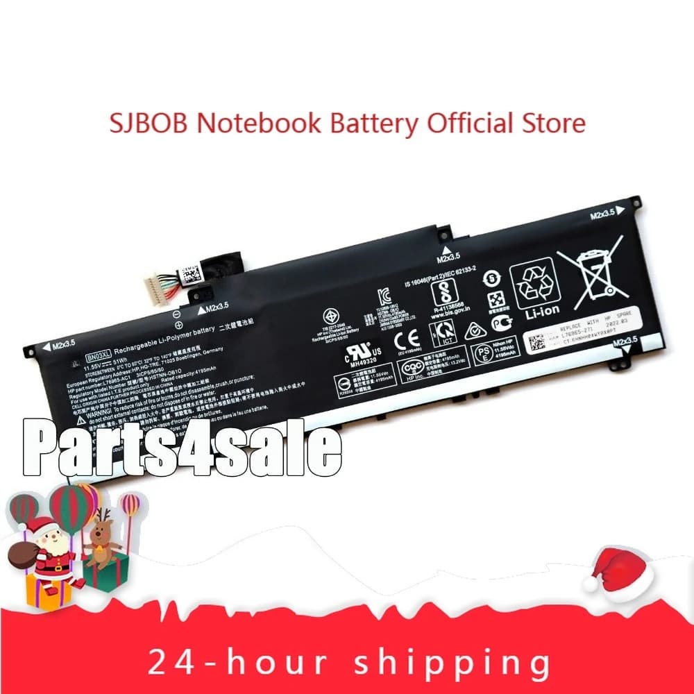 Batteria originale BN03XL per batteria portatile HP Envy x360 15m-ee013dx HSTNN-OB1O serie L77034-005