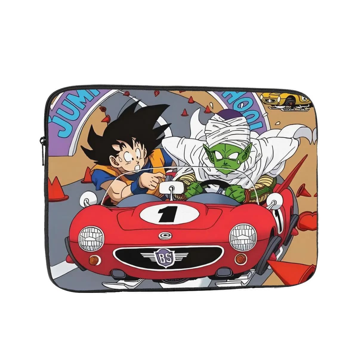 Custodia Antiurto per Laptop 10 12 13 15 17 Pollici DBZ Driving, Borsa per Notebook Macbook Air Pro Goku Piccolo