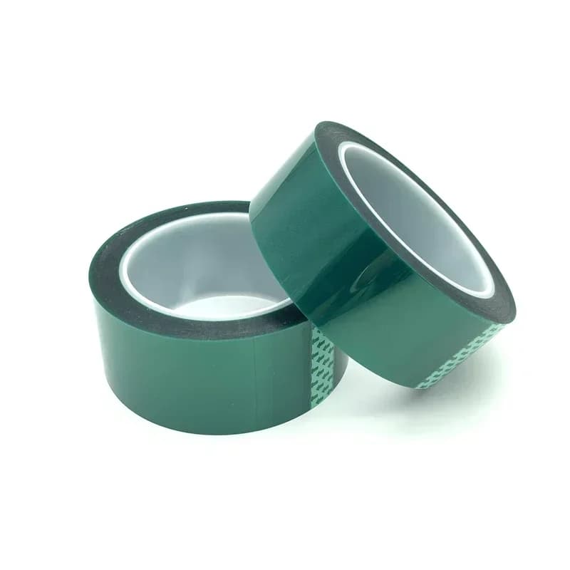 1 pz 25mm x 66m nastro di pellicola PET verde resistente al calore ad alta temperatura circuito stampato placcatura nastro adesivo di protezione isolante