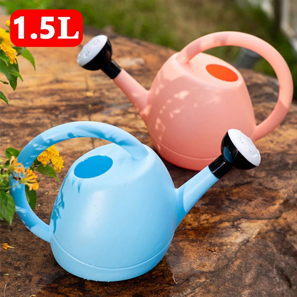 1.5 litre long mouth watering machine plastic plant garden watering tool for flower pot irrigation supplies large capacity new