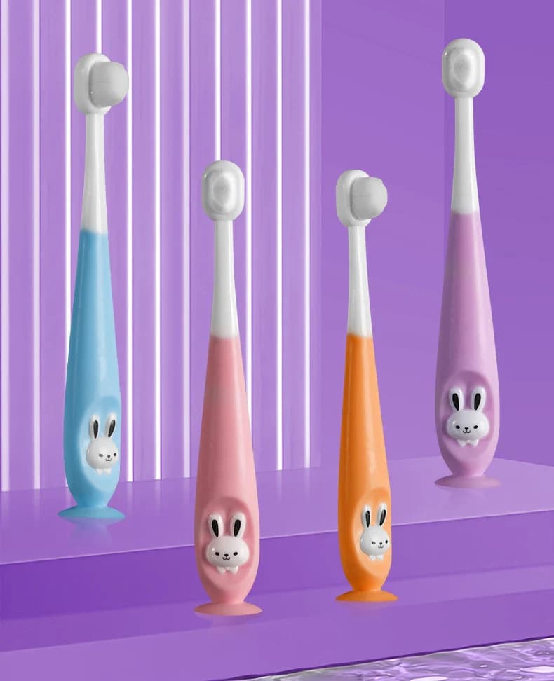 Cartone animato per bambini Spazzolino carino Spazzolino morbido Ragazzo Ragazza Igiene orale dentale Pulizia dei denti delle gengive Adatto per i regali dei bambini