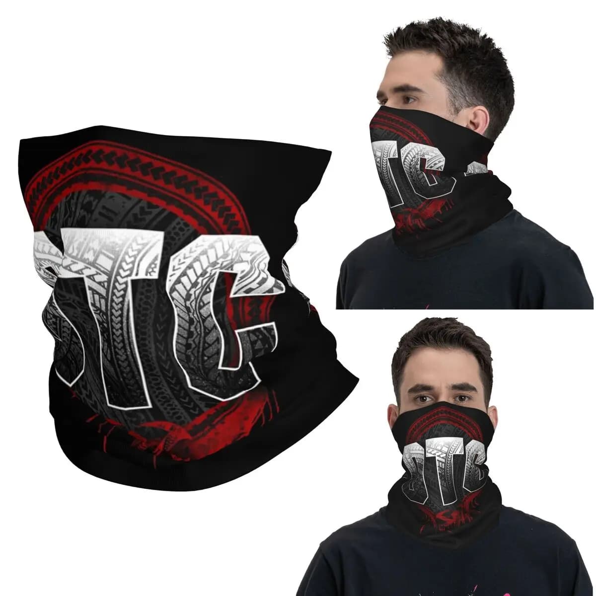 Roman Reigns wrestling band, printed neck cover, multifunction magic scarf, face mask, for cycling, for men, women, adults