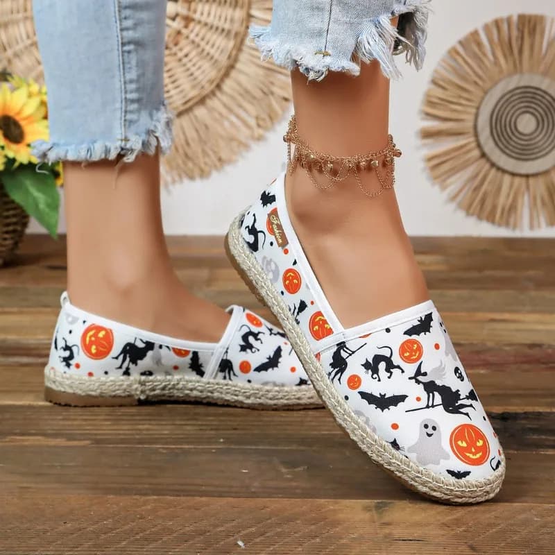 Real New Print Sapatos Womens Flat Slip On Espadrilles Ladies Torridity Casual Plimsolls Shoes Sneakers Ballet Flats Woman