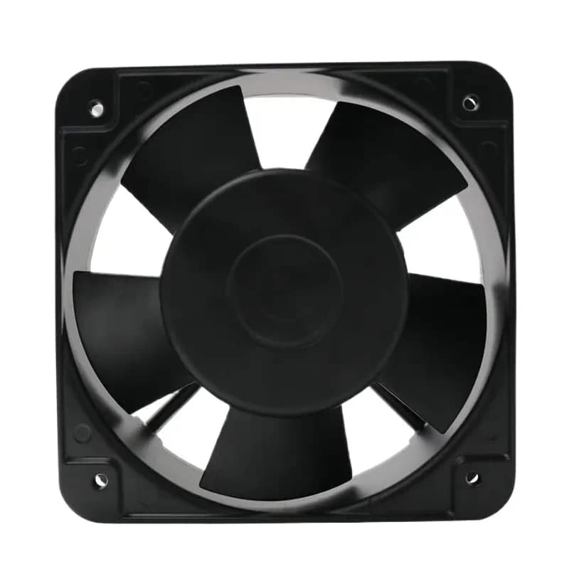 Full Metal 15cm 220V High Temperature Resistant Oven Cabinet Fan for 15050 Metal Iron Leaf Axial Flow Cooling Fan 38W