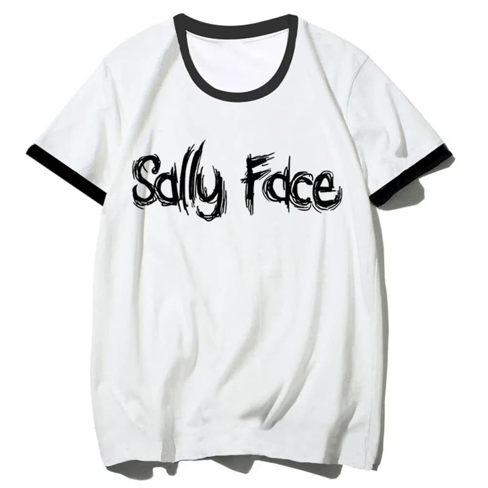 Sally Face t-shirt female streetwear Breathable Classic Graphic Psychedelic 2000s top tees Pop Culture streetwear Trendy 2000s