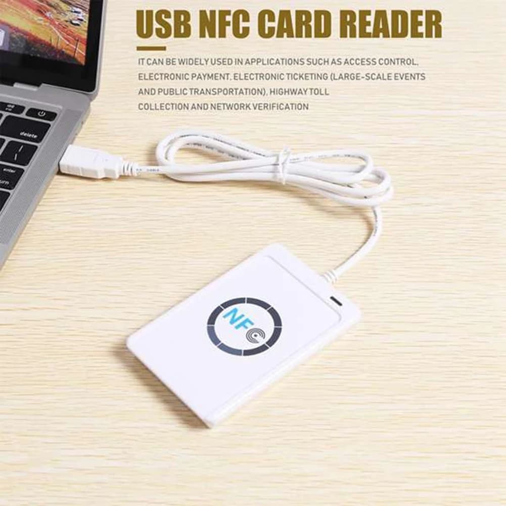 Lettore NFC RFID B04C-ACR122U, Scrittore di Smart Card USB per S50 13.56Mhz, Clonatore e Duplicatore UID, Supporto Software SDK per Copia M-Ifare