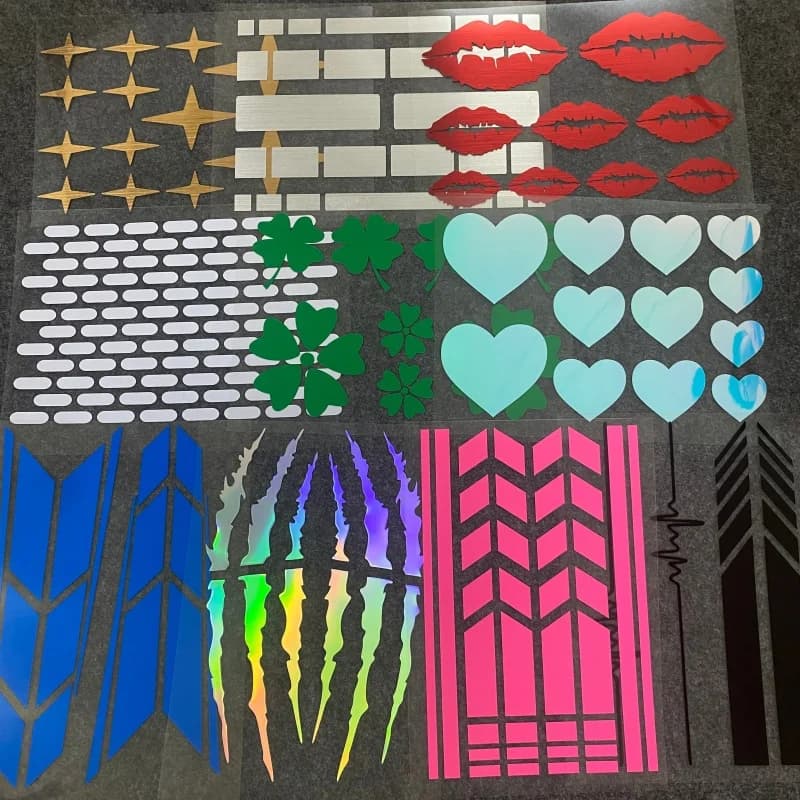 Motorcycle Bicycle Waterproof Sticker DIY Decoration Cover Scratch Mountain Bike Road Bike Body Decal Helmet Sticker Refit
