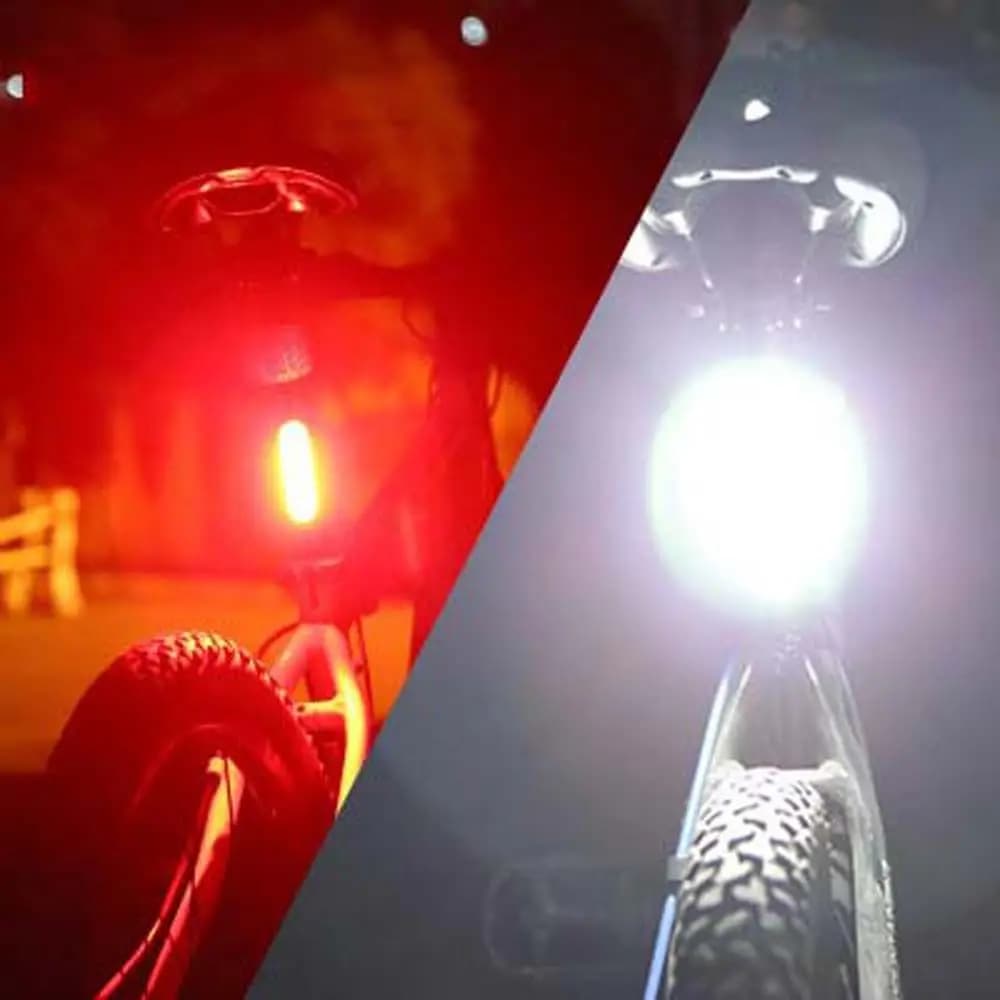 Luce a Striscia Impermeabile IPX-5, Lampada di Avvertimento Lampeggiante, Luci per Bicicletta, Luce Posteriore per Bici, Fanale Posteriore per Ciclismo